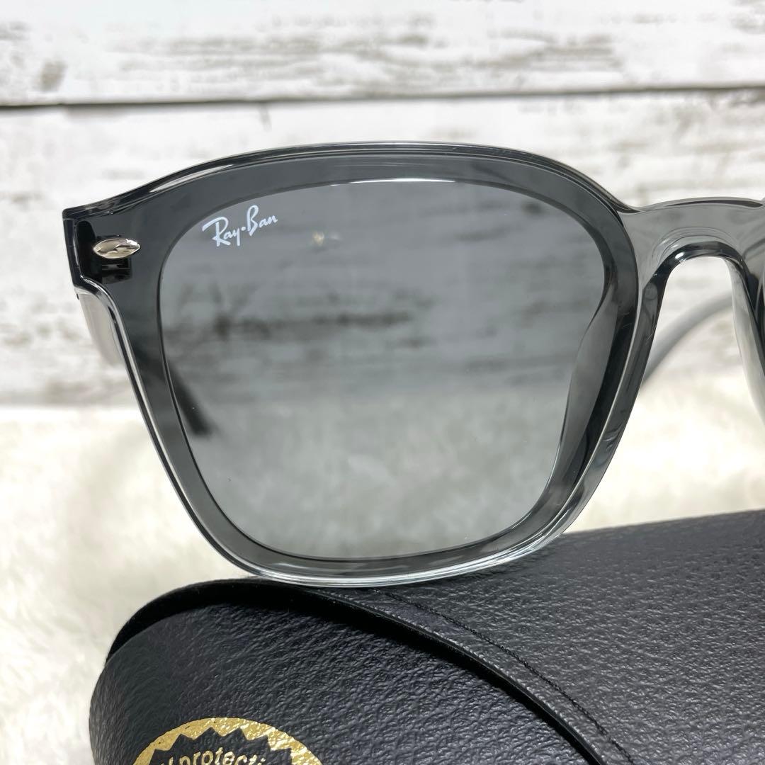 本日最終Ray Ban レイバン　グレー系スケルトン　ケース、クロスセット