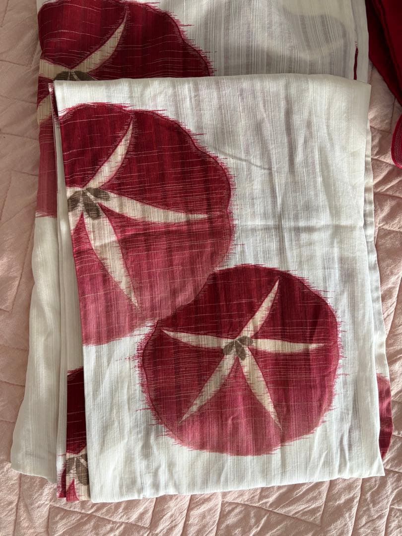 デパート購入⭐︎夢工房☆ 朝顔柄　浴衣