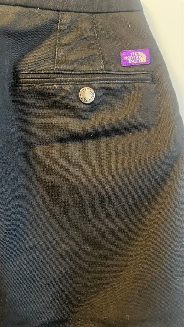 ノースフェイスパープルレーベル　ストレッチツイルワイドテーパードパンツ　32 黒