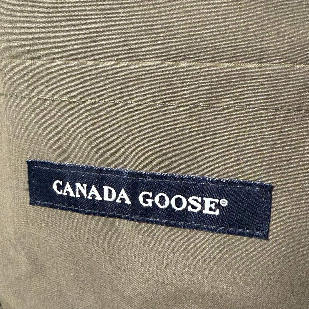   カナダグース ダウンベスト オリーブ カーキ