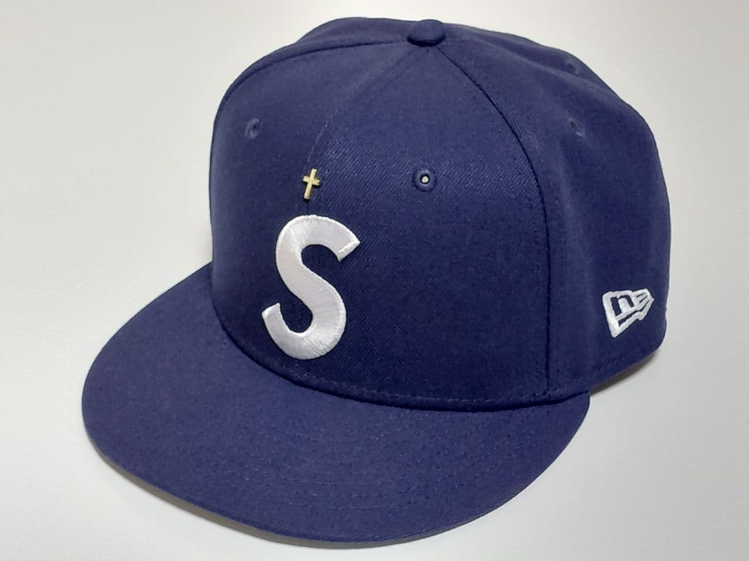 【極美品】 Supreme　Gold Cross　S Logo　New Era