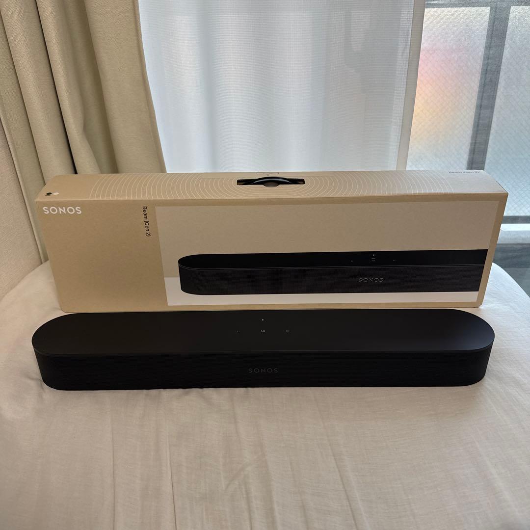 【美品】 【送料込】Sonos Beam Gen2 ブラック サウンドバー