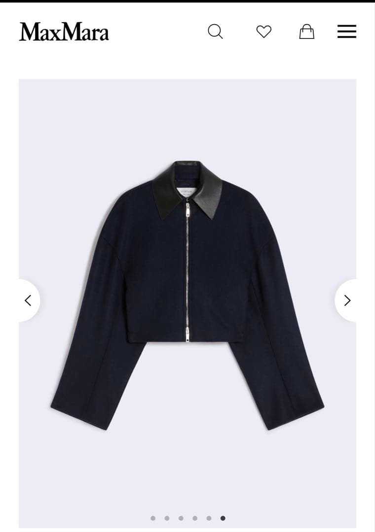 MaxMara SPORTSMAX ヴァクオ ショートウール ジャケット