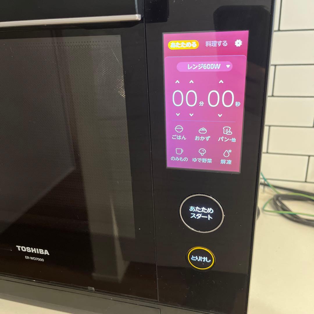 東芝 オーブンレンジ 石窯ドーム プレミアムモデル ブラック　液晶ジャンク