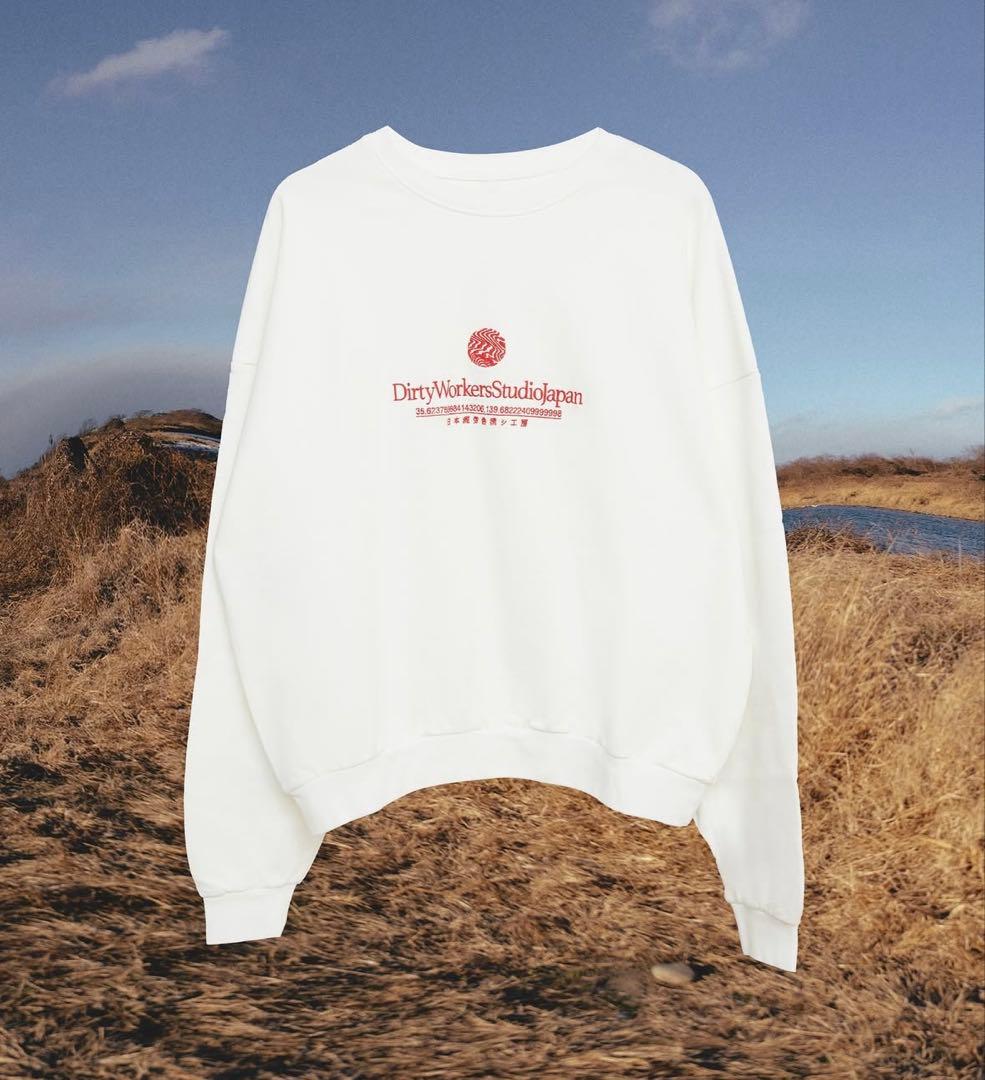 Dirty Workers Studio Japan スウェット XL ホワイト