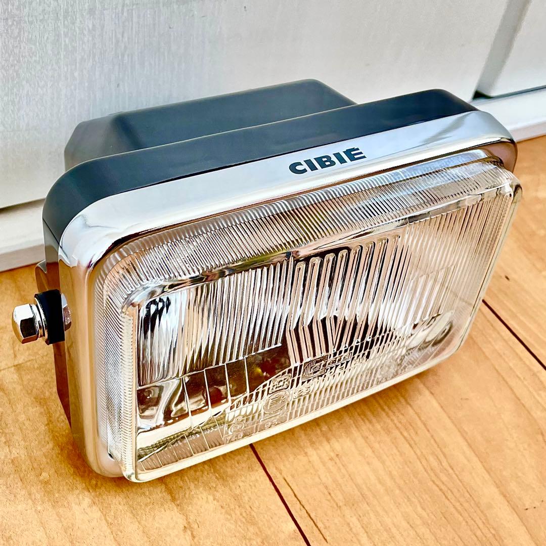 シビエ CIBIE 角型 ヘッドライト CBR400F 当時物 角目 マーシャル