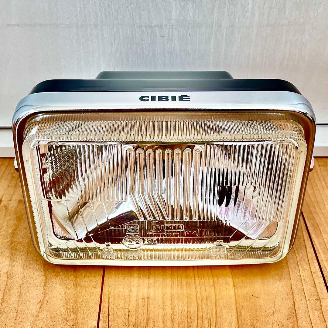 シビエ CIBIE 角型 ヘッドライト CBR400F 当時物 角目 マーシャル