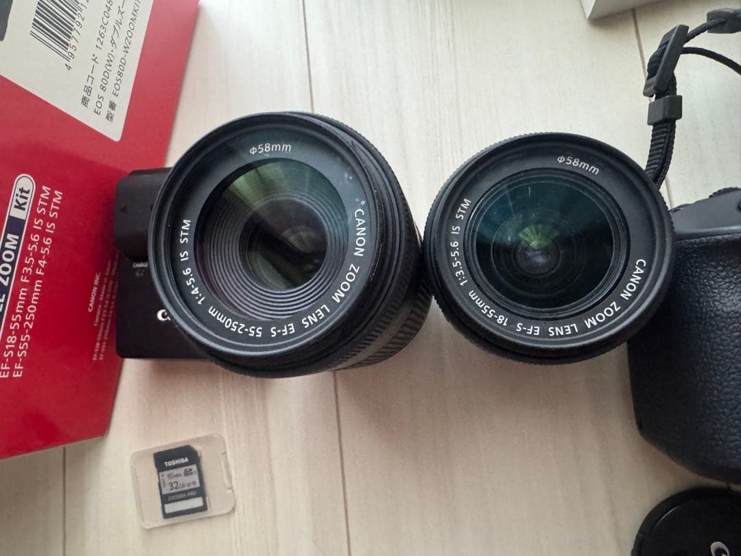 Canon キャノン デジタル一眼 EOS 80D ダブルズームキット