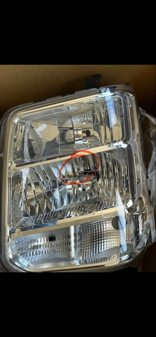 スズキ純正エブリィDA17Wの左右ヘッドライトユニットセット　中古品