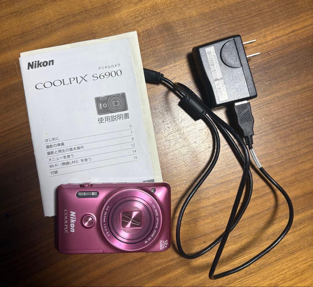 (最終値下げ)美品Nikon COOLPIX S6900 グロッシーピンク