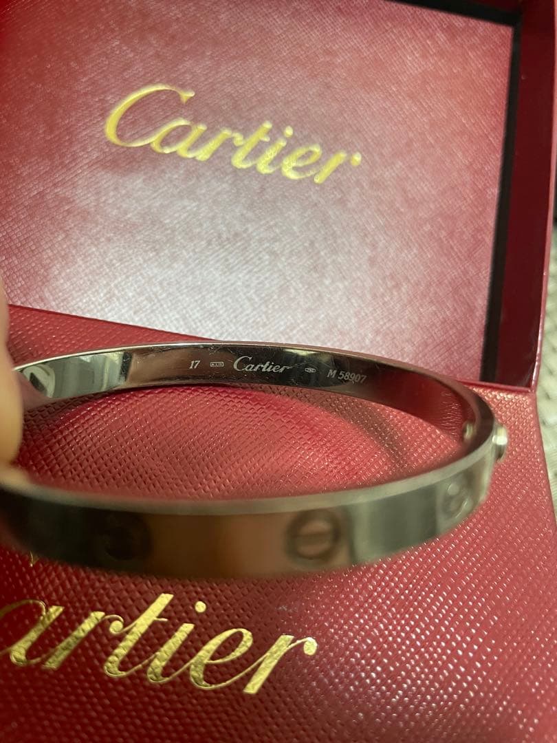 Cartierカルティエ　ラブブレス　WG サイズ17 旧型