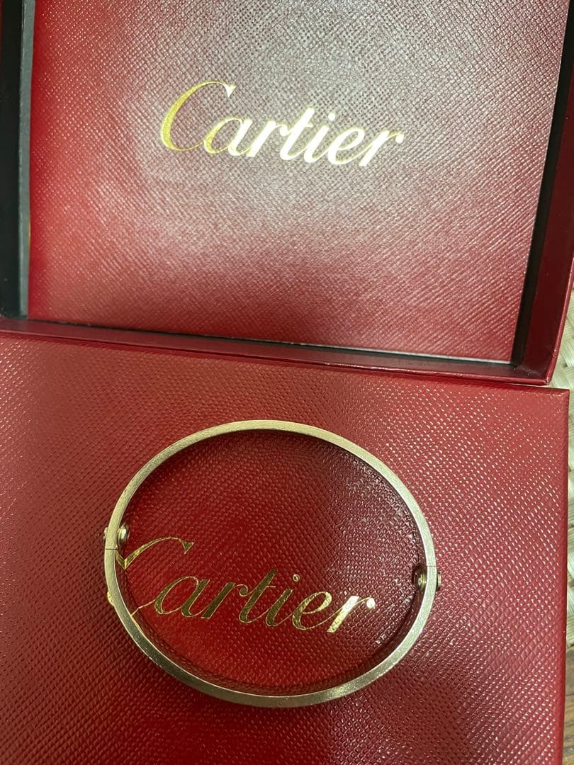 Cartierカルティエ　ラブブレス　WG サイズ17 旧型