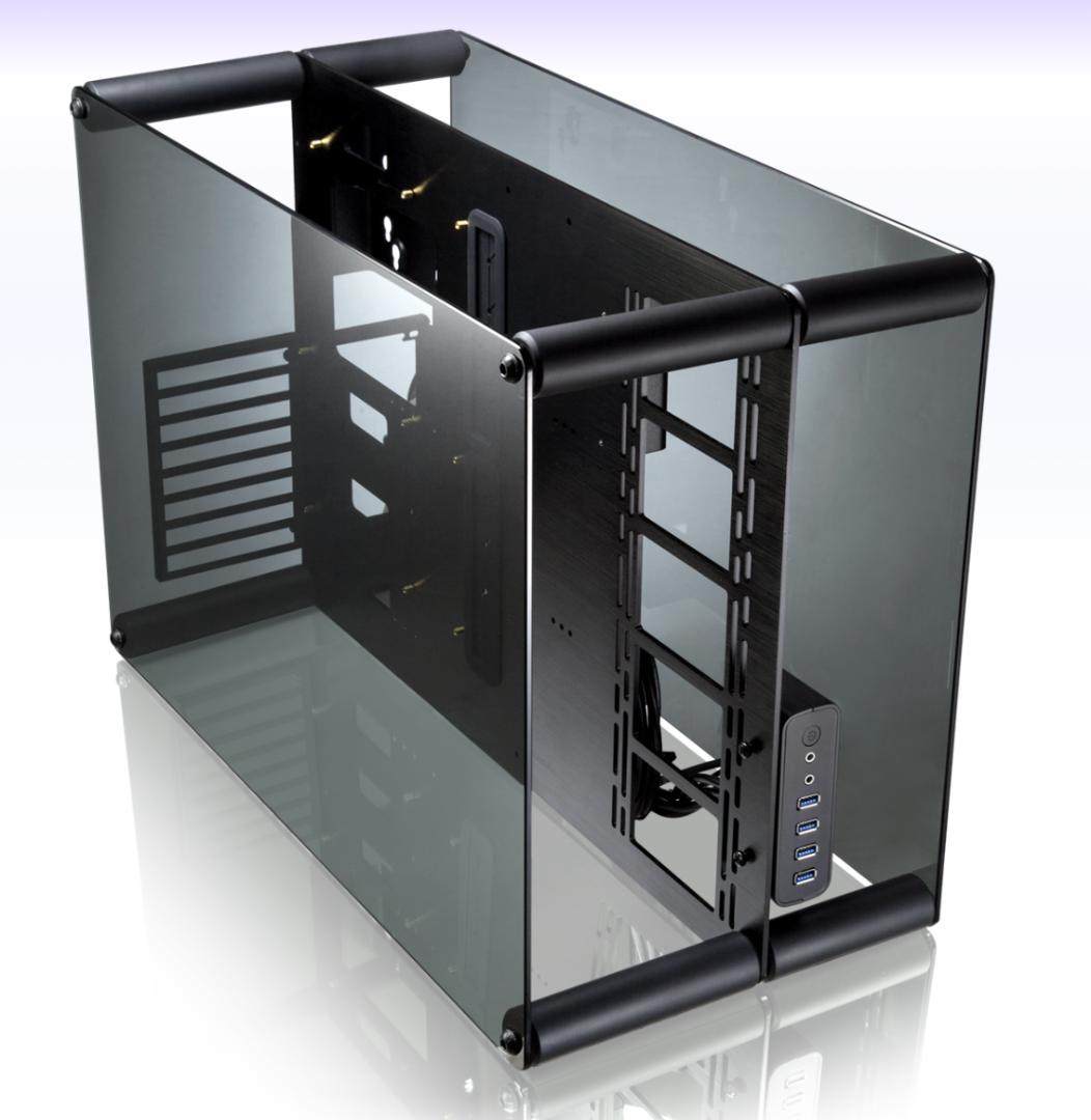 RAIJINTEK PCケース PAEAN 強化ガラス オープンフレーム ATX
