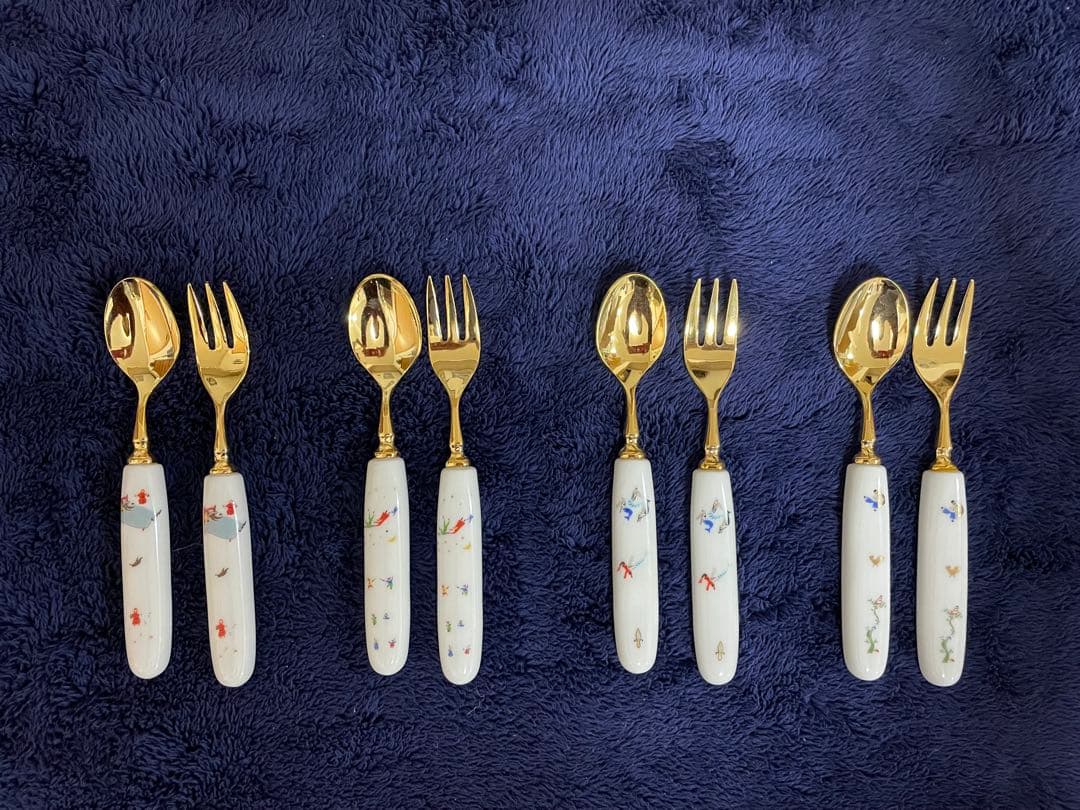 フェリシモ12の絵本の会フォークとスプーンのセット　全12セット未使用