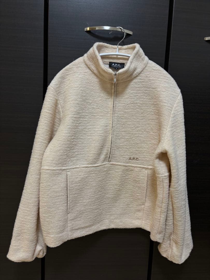 A.P.C. DEMI ZIP トップ　ベージュ