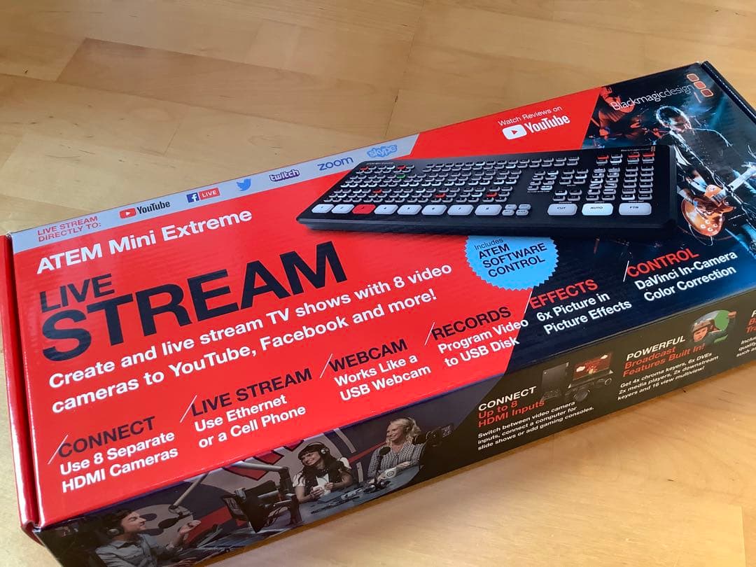 DTM・DAW ATEM Mini Extreme live stream