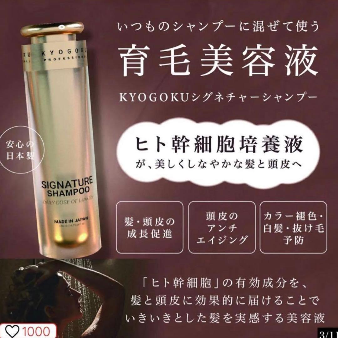 kyougoku 京極　シグネチャーシャンプー×3 ケラチンブースト　紙袋　他