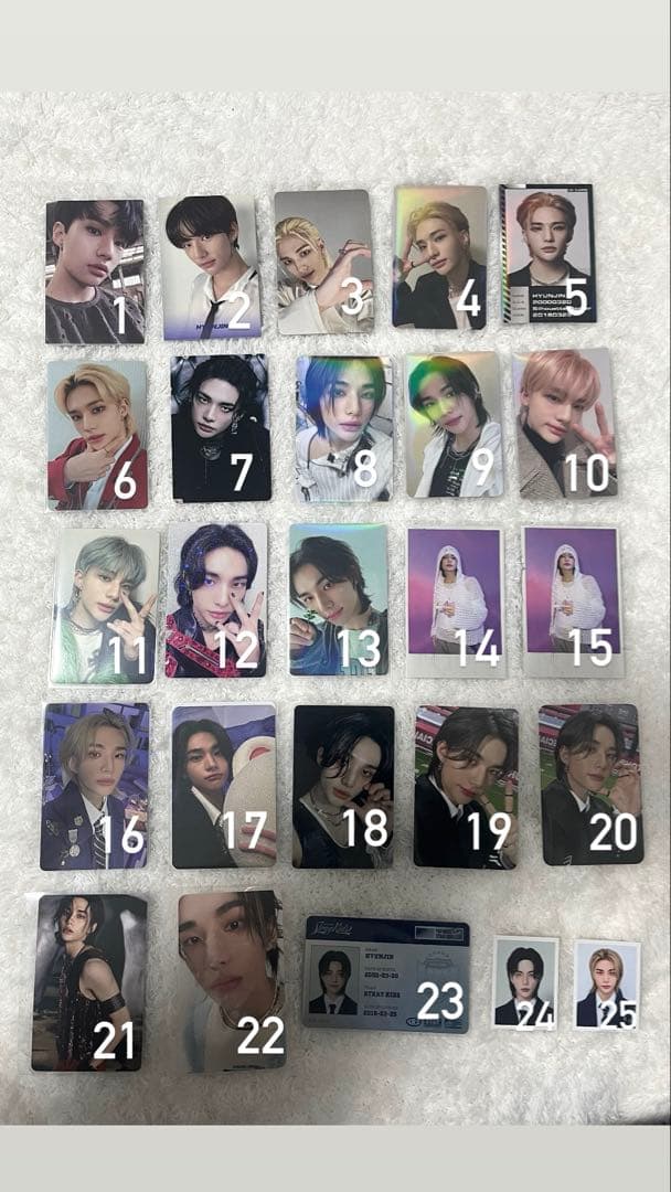 straykids ヒョンジン トレカまとめ売り/バラ売り可