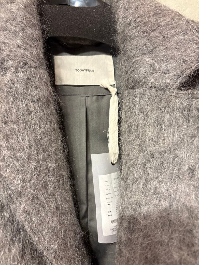 ジャケット・アウター todayful Shaggy Over Jacket 36