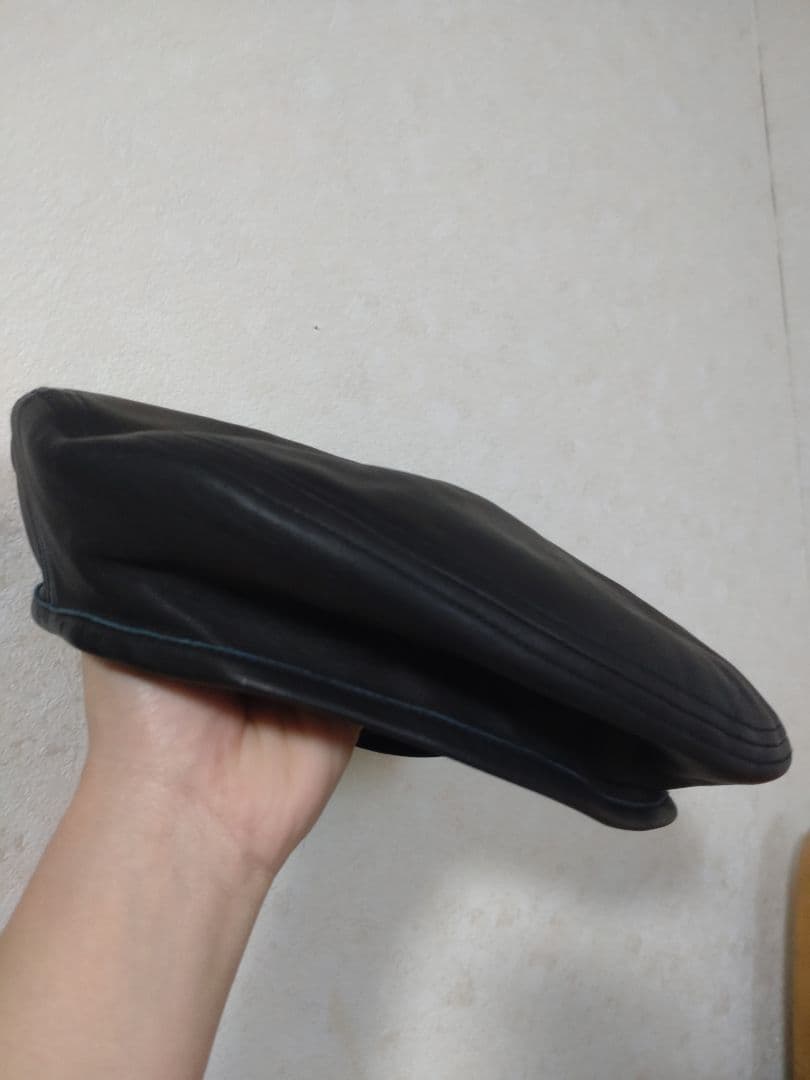 CHRISTIAN DADA ラムレザー ベレー帽 サイズ57