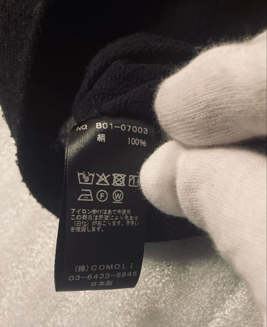 25ss 試着のみ　COMOLI シルクネップ キャップ