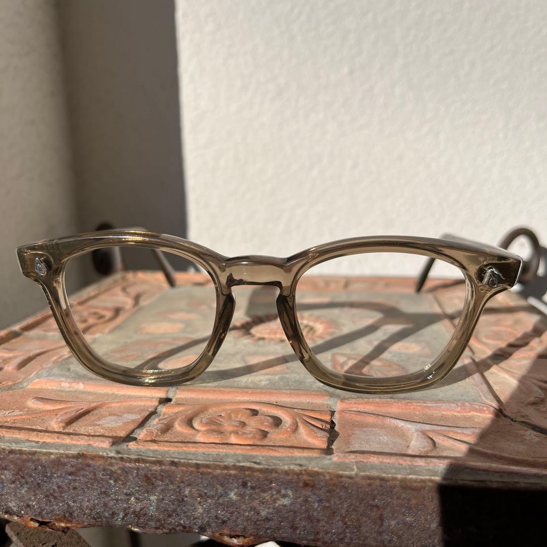 american optical アメリカンオプティカル　48 ブラウン