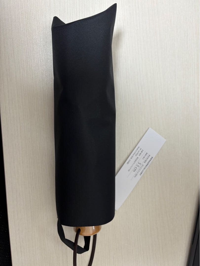 折りたたみ傘 ブラック 3段折り 96cm