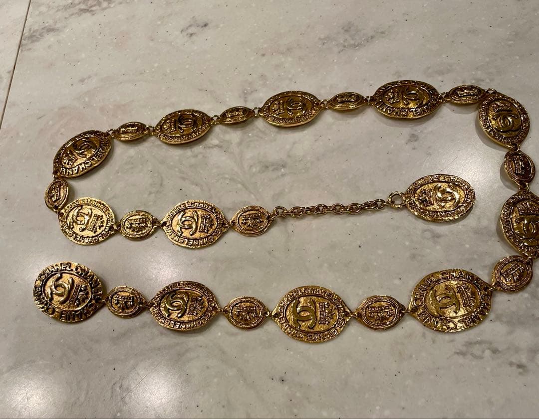 CHANELチェーンベルト　ココマーク