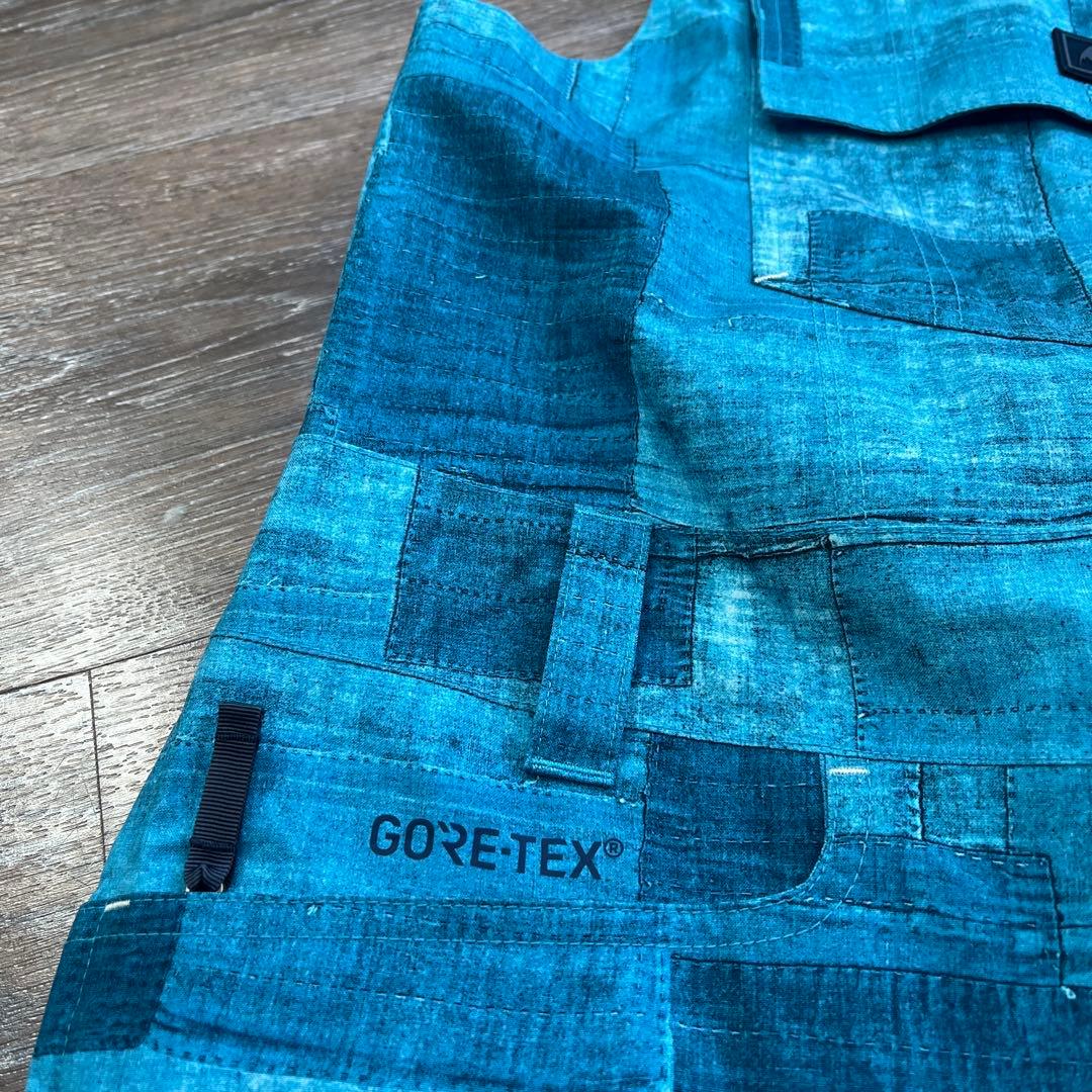 バートン ゴアテックス ビブパンツ スノボウェア つなぎ ブルー　S レディース