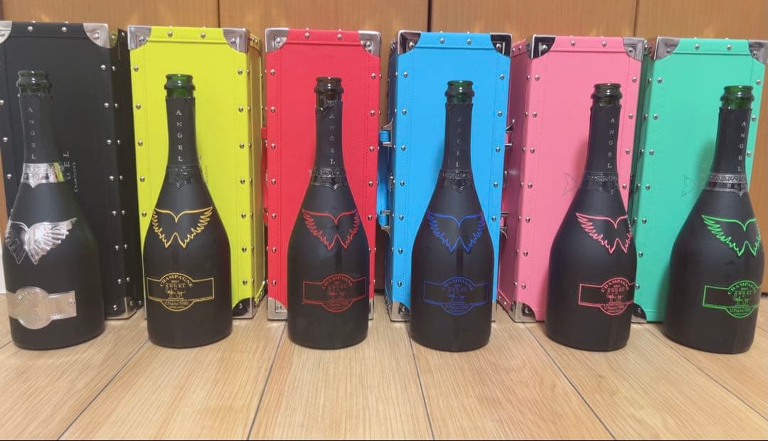 【空瓶】エンジェル　シャンパン　6種類セット