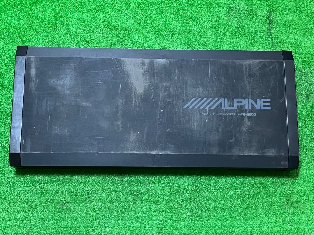 アルパイン SWE-2200 サブウーファー/アンプ MXE-M150CKD。