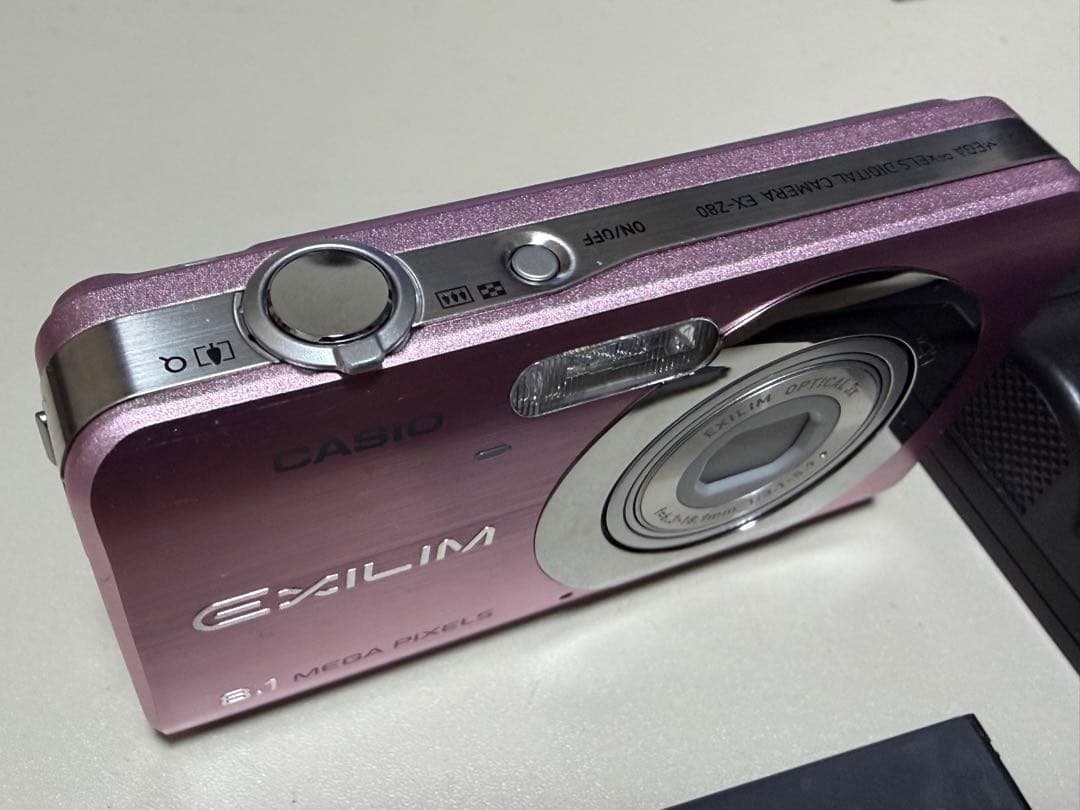 動作確認済みCASIO EXILIM EX-Z80 ピンク 充電器・バッテリー付