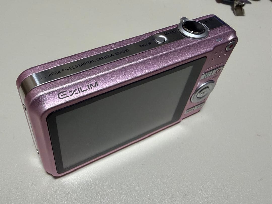 動作確認済みCASIO EXILIM EX-Z80 ピンク 充電器・バッテリー付