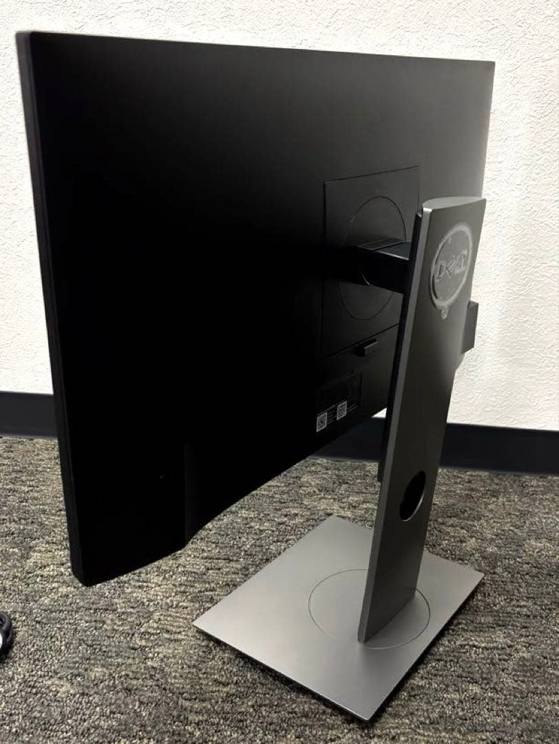 【超美品】DELL 21.5型モニター フレームレスIPSパネル/回転・高さ調整