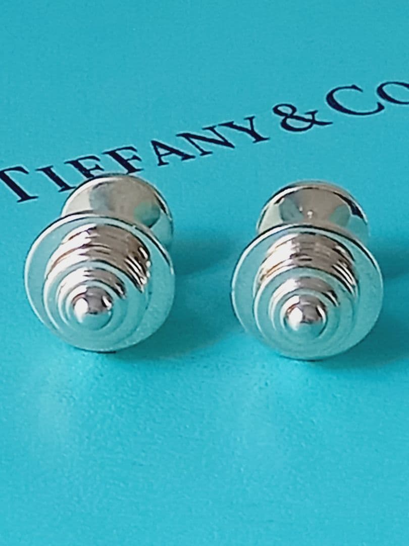 美品 TIFFANY ティファニー ネジモチーフ シルバーカフス