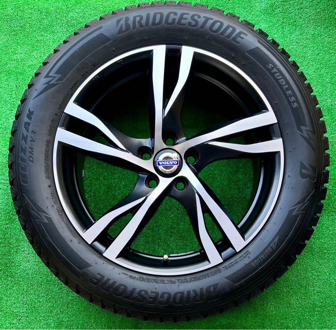 ボルボ XC40 MAKホイール＋235/55R18 BS冬タイヤ付4本セット