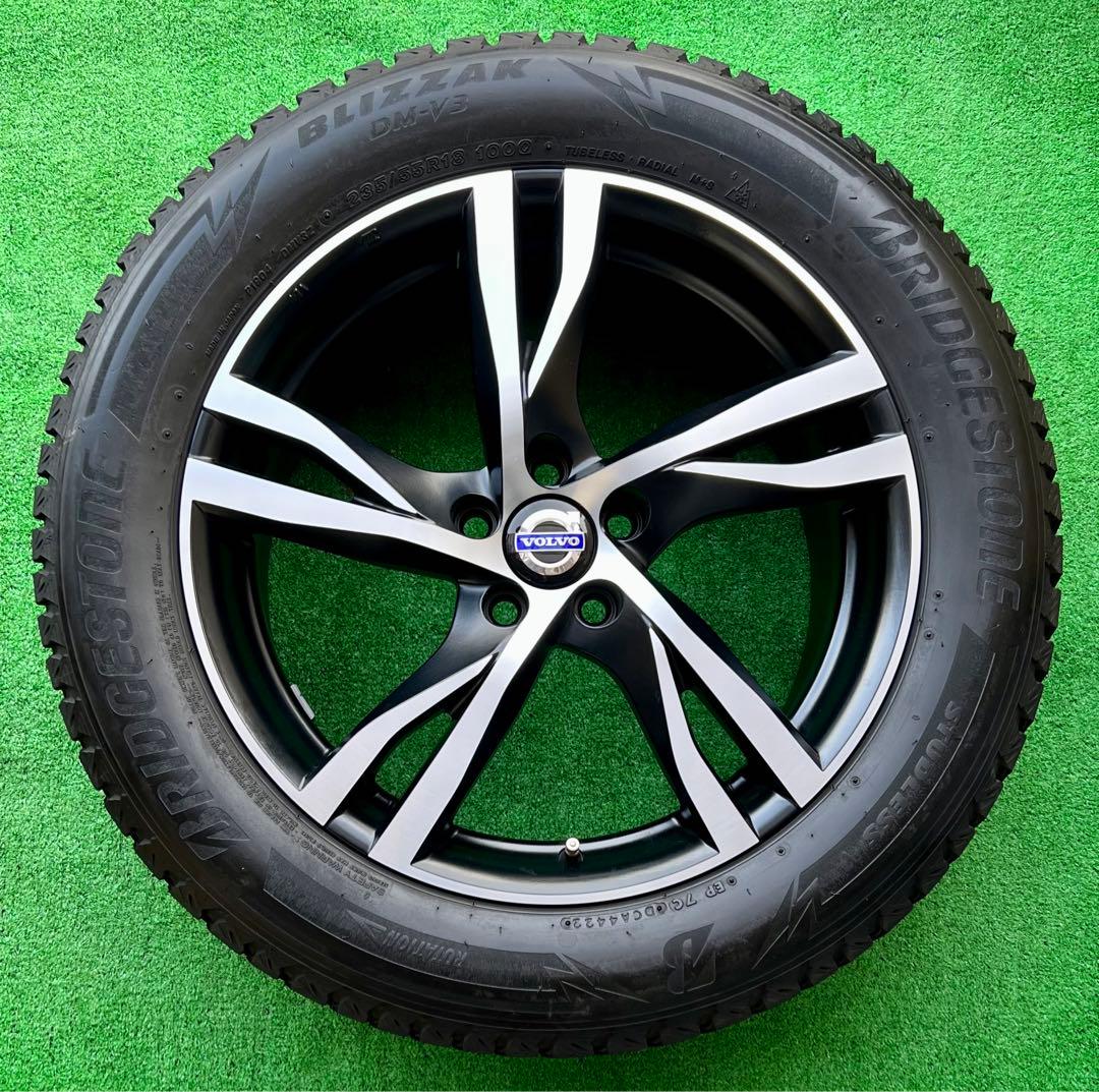 ボルボ XC40 MAKホイール＋235/55R18 BS冬タイヤ付4本セット