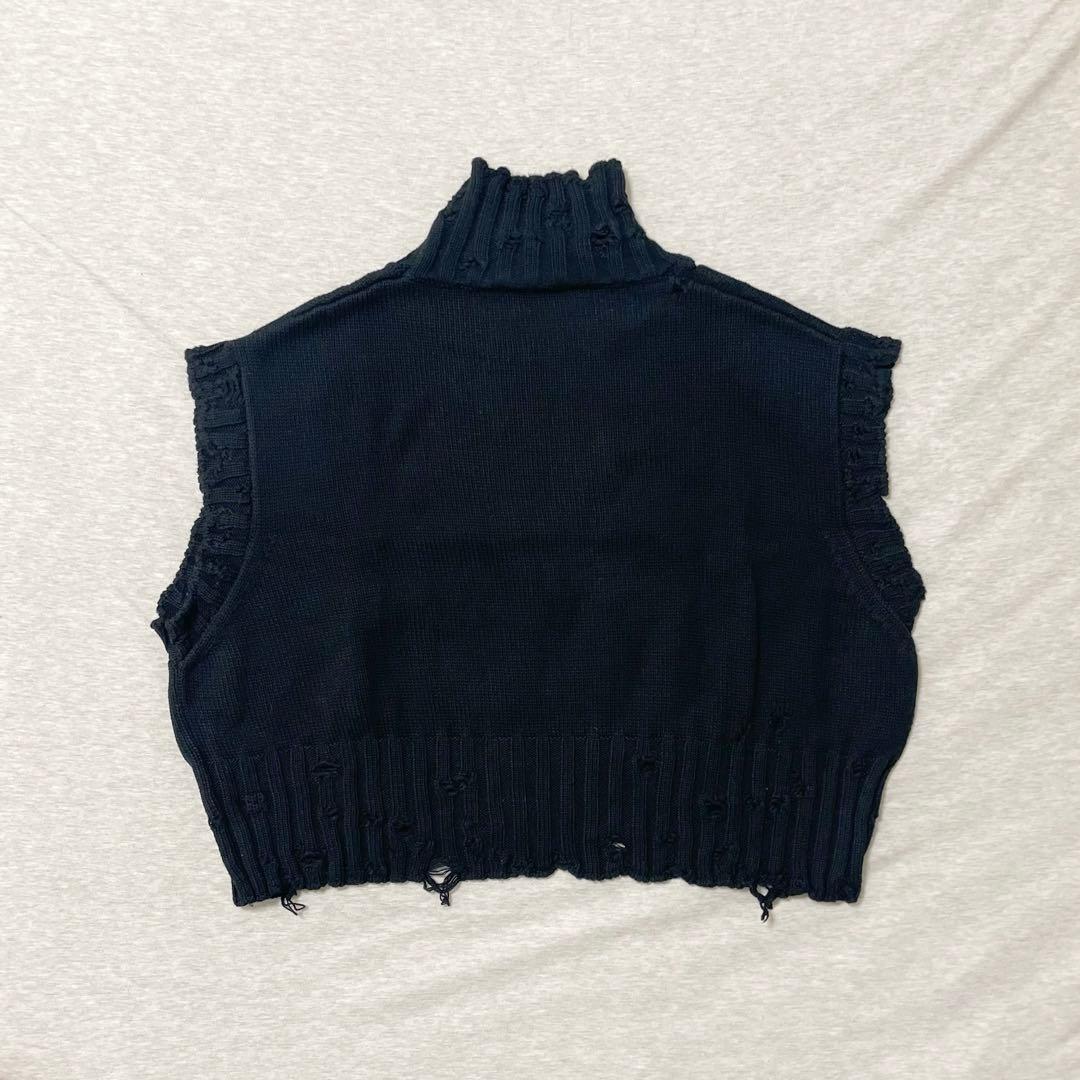 MARNI マルニ⭐︎ダメージニット ニットベスト/ブラック