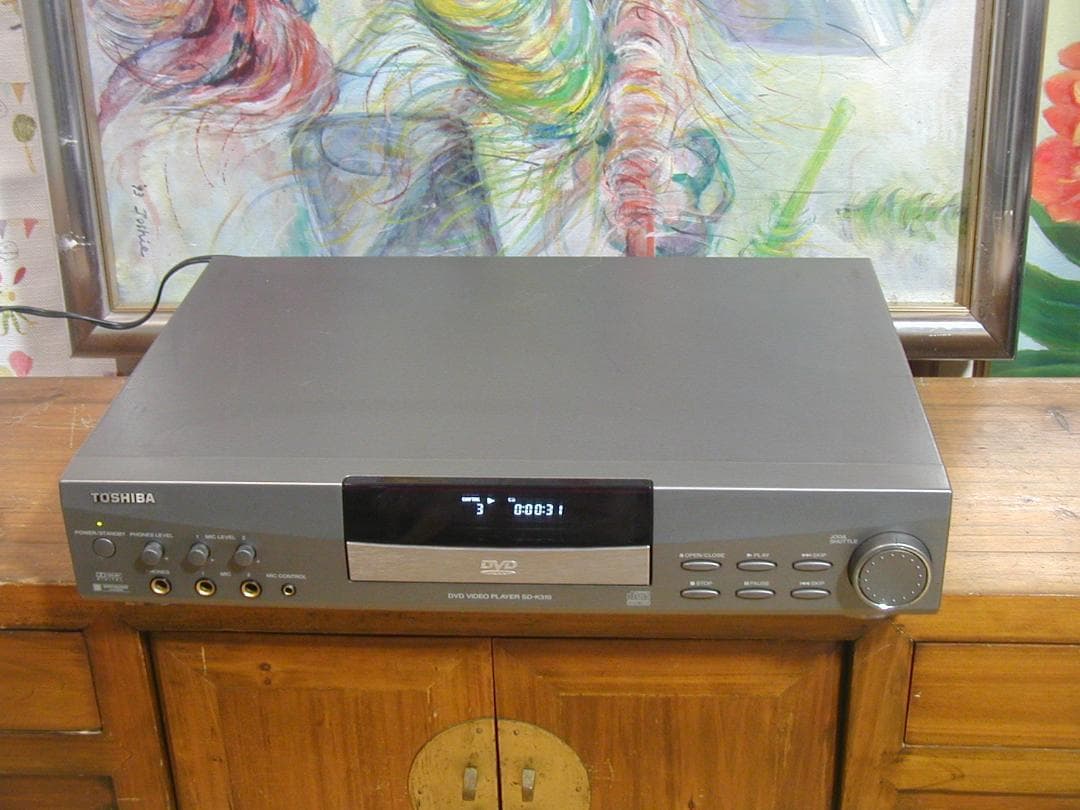 ★東芝 SD-K310J DVDプレーヤーです。当時93450円　リモコン★