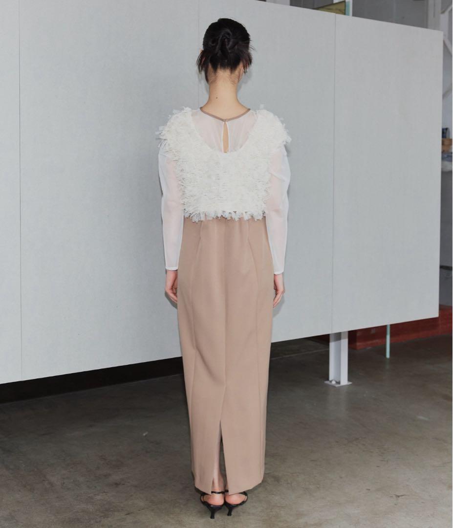 アンドレスド ANDRESD オケージョンドレス　ベージュ　L niana