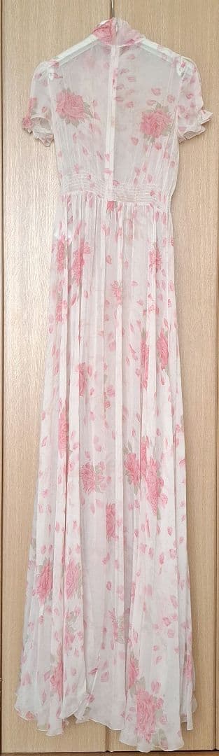 VALENTINO ヴァレンティノ シルクシフォンドレス ローズプリント