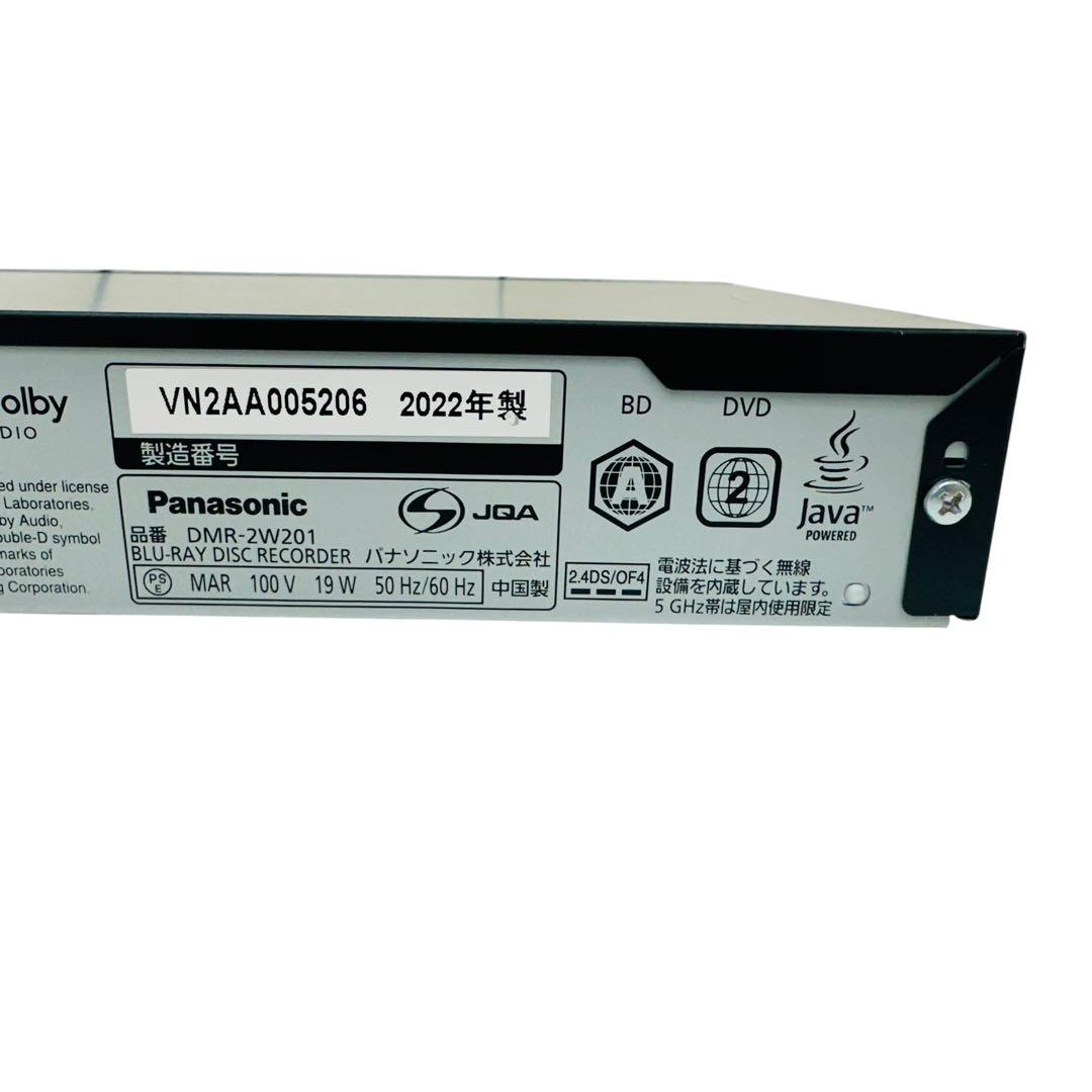 Panasonic パナソニック　Blu-rayレコーダー　DMR-2W201