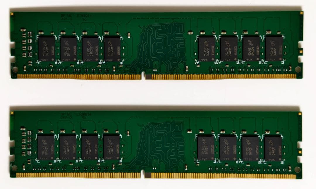 crucial DDR4-2666 16GBメモリ 2枚