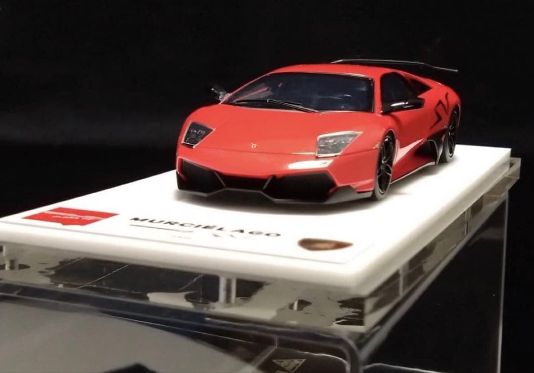 メイクアップ1/43ランボルギーニムルシエラゴ　LP670-4 SVパールレッド