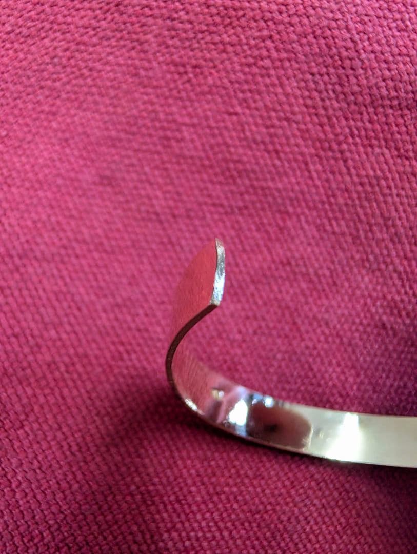 K18 ハンドメイド バングル 7.3g