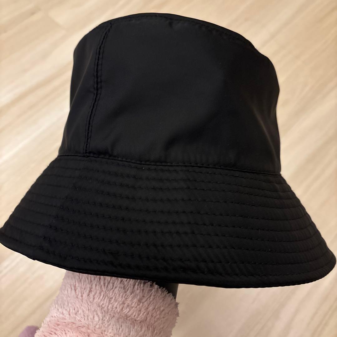 PRADA バケットハット ブラック　58センチ　メンズ　レディース