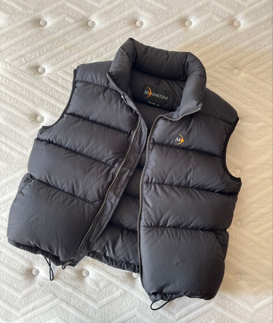 90's MOONSTONE ダウンベスト M y2k 肉厚ダウン noroll