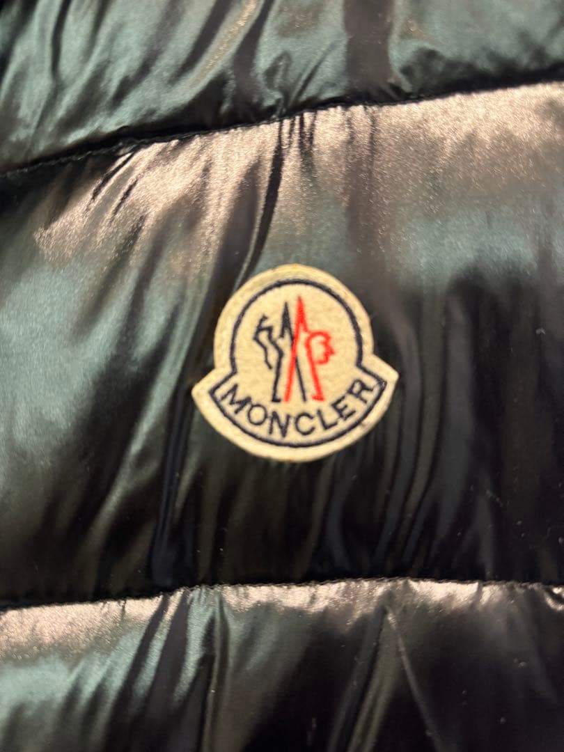 （ジャンク）Moncler ブラック ベスト XXL