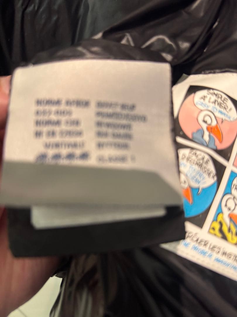 （ジャンク）Moncler ブラック ベスト XXL