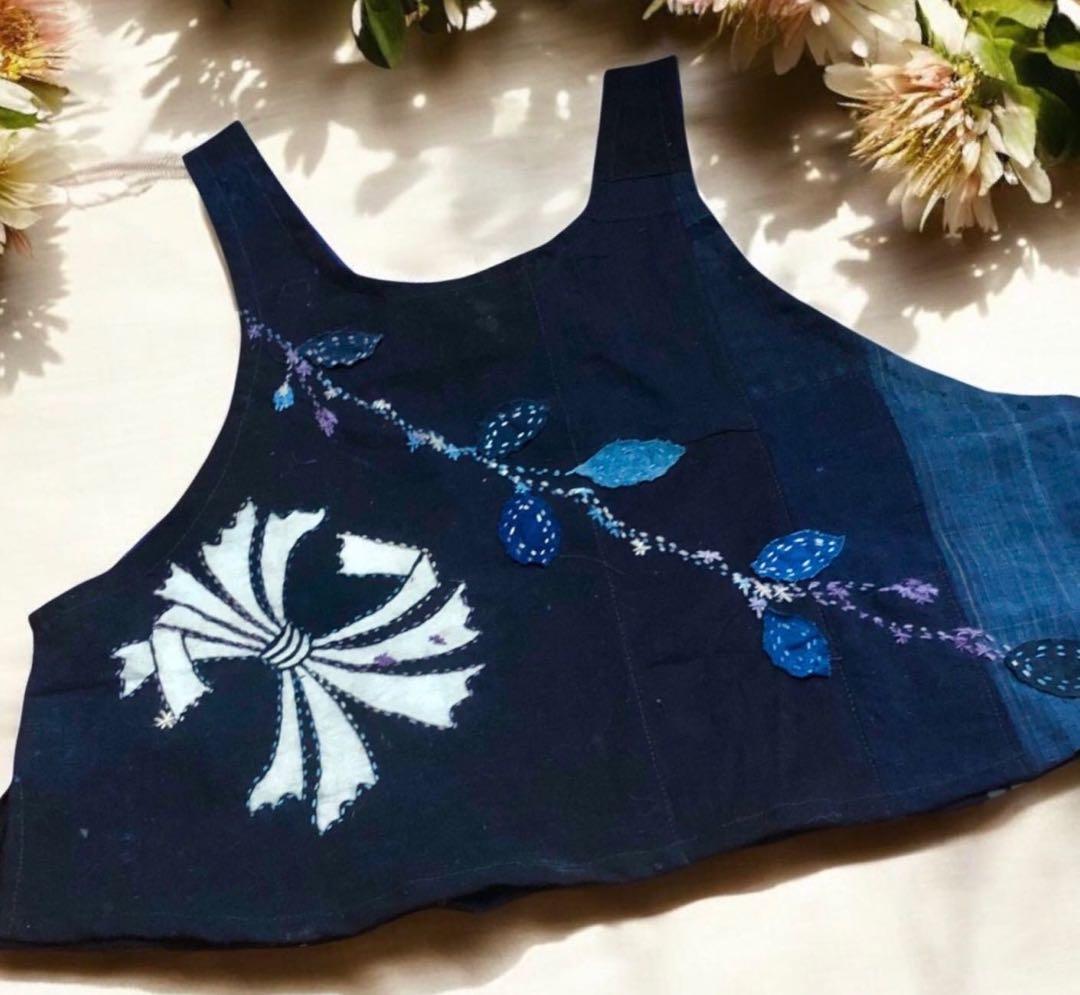 藍染古布ベスト